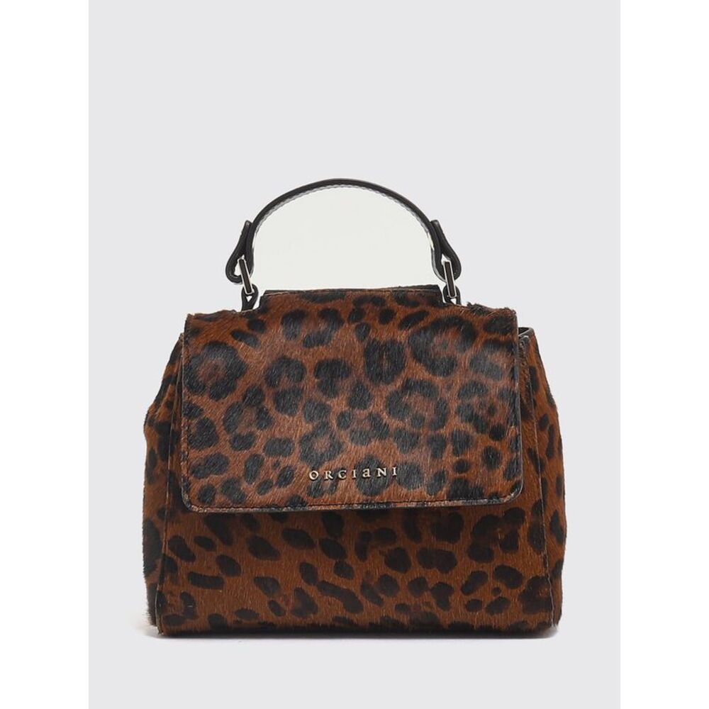 Orciani Women Sveva Mini Orciani Animal Print Pony Hair Handbag